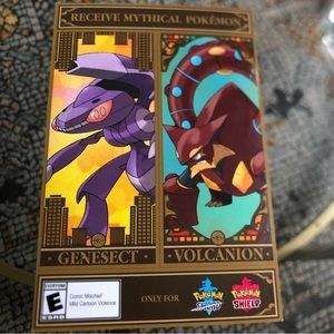 Pokemon  Genesect & Volcanion Gamestop USA (Sword & Shield) code don’t work